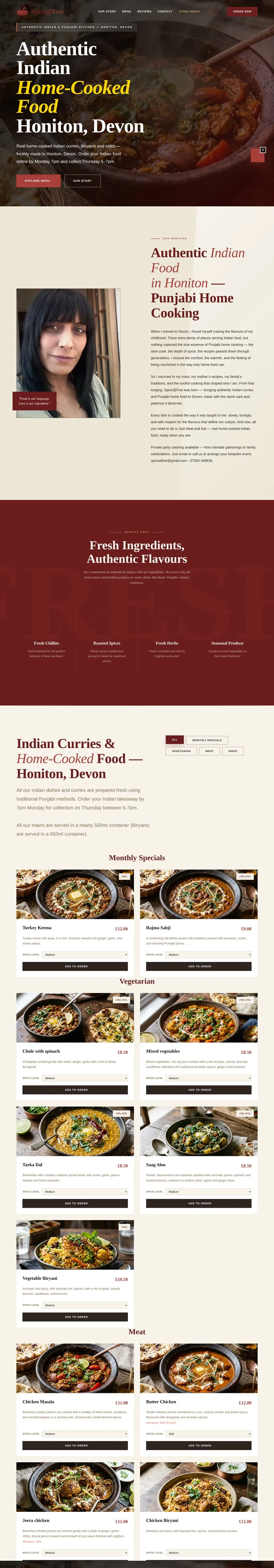 Spice@Five — full site